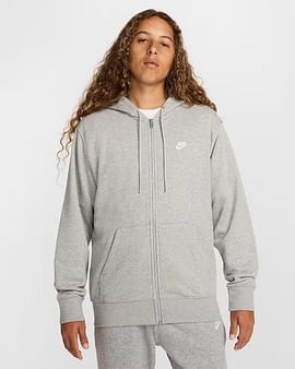 Худи Nike Club Men's Full-Zip French Terry Hoodie Grey Худи Nike Club Men's Full-Zip French Terry Hoodie Grey