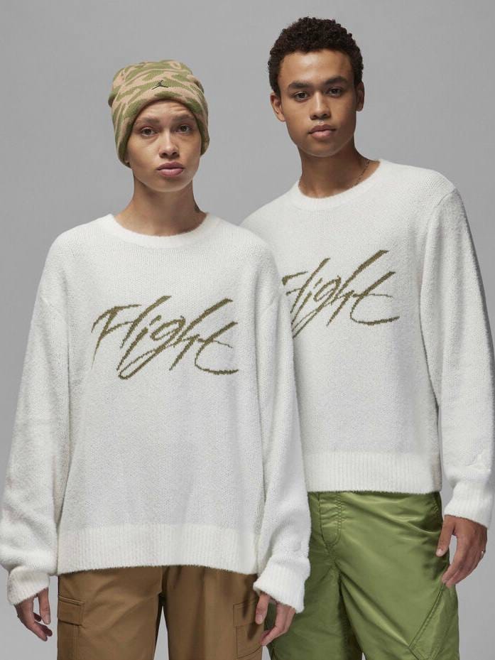 Свитер Jordan Flight Heritage Crop Sweater 'White'