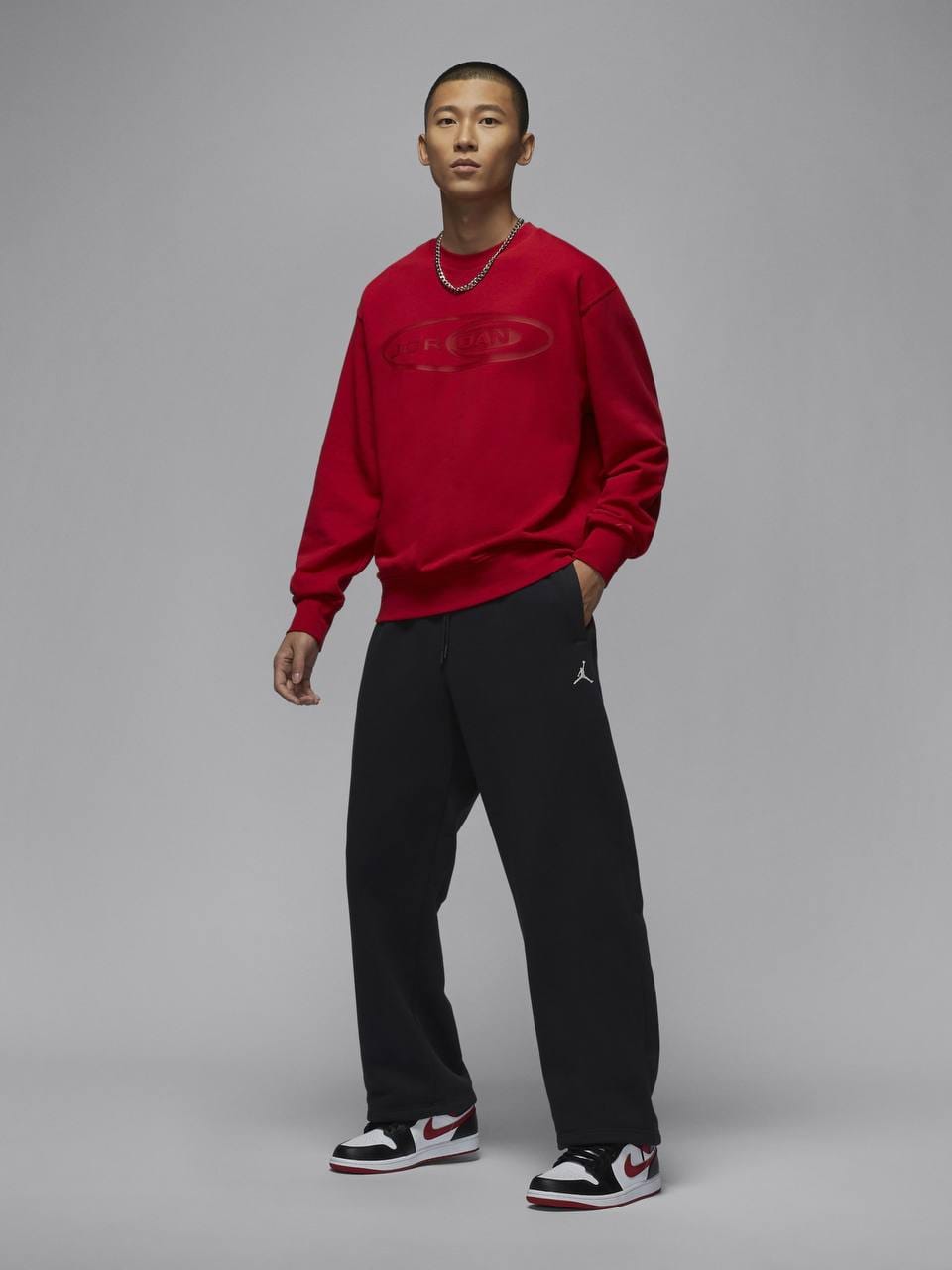 Брюки Jordan Brooklyn Fleece Men's Oversized Trousers Black
