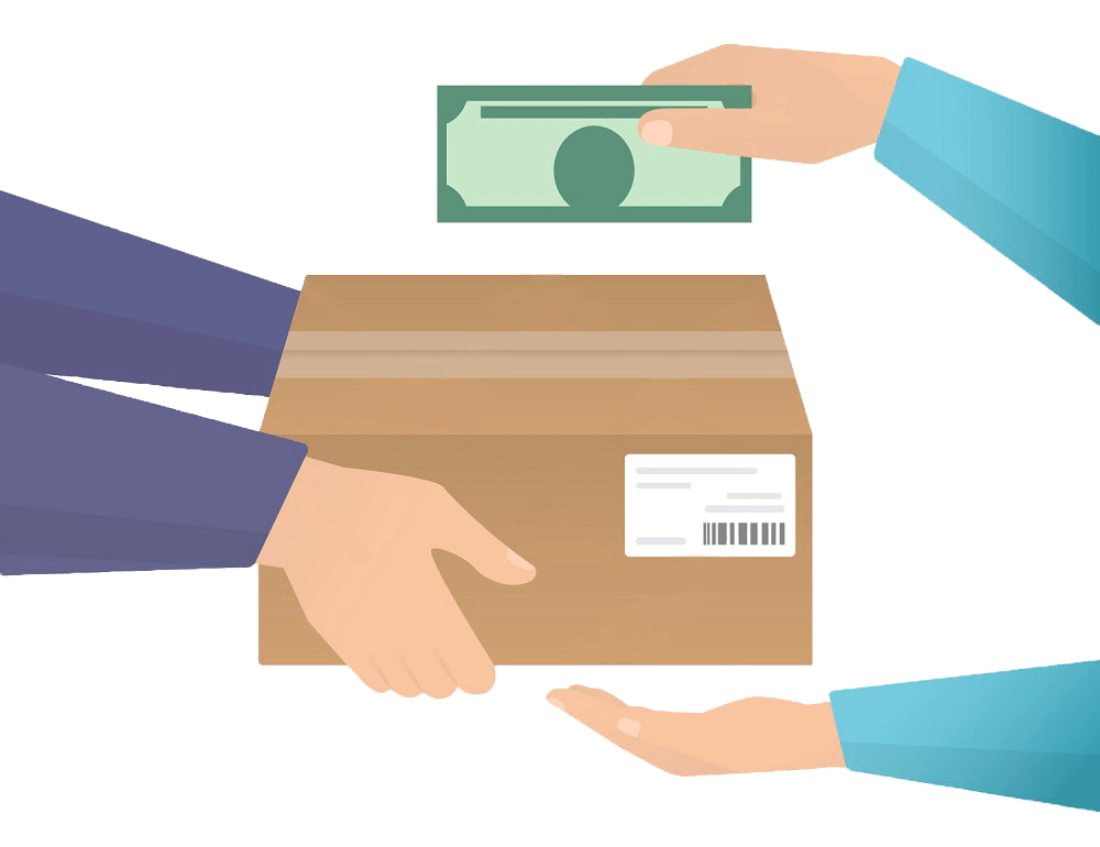 Наличными курьеру