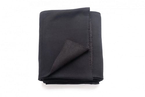 Футер 3-х нитка с начесом с эф.велюра, Черный