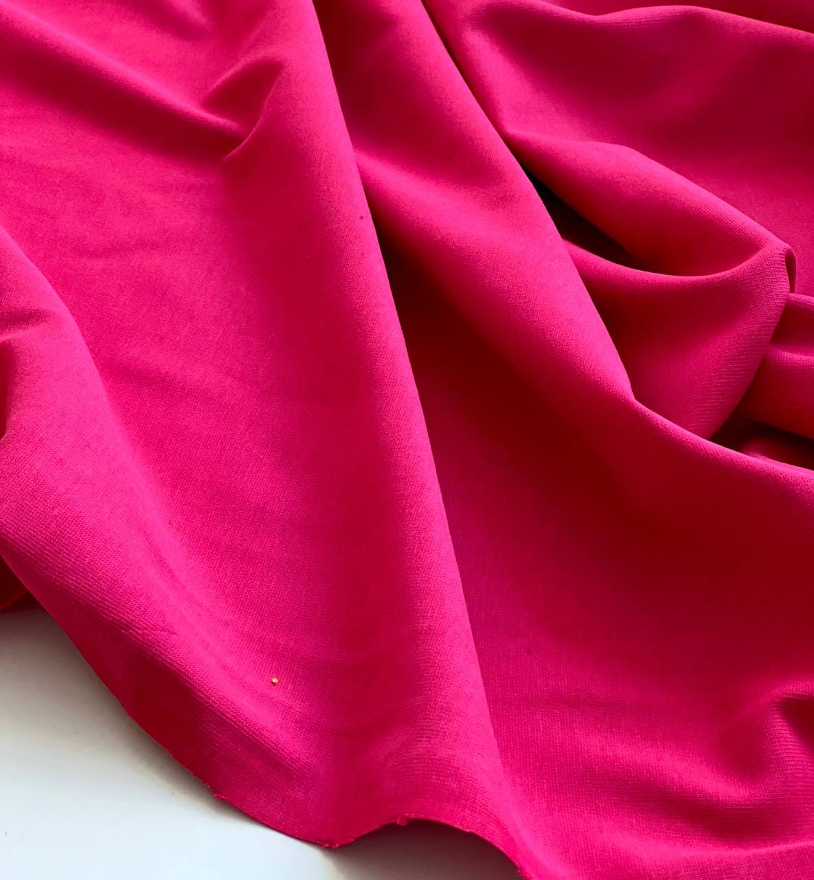 Кулирка с эффектом велюра, Маджента