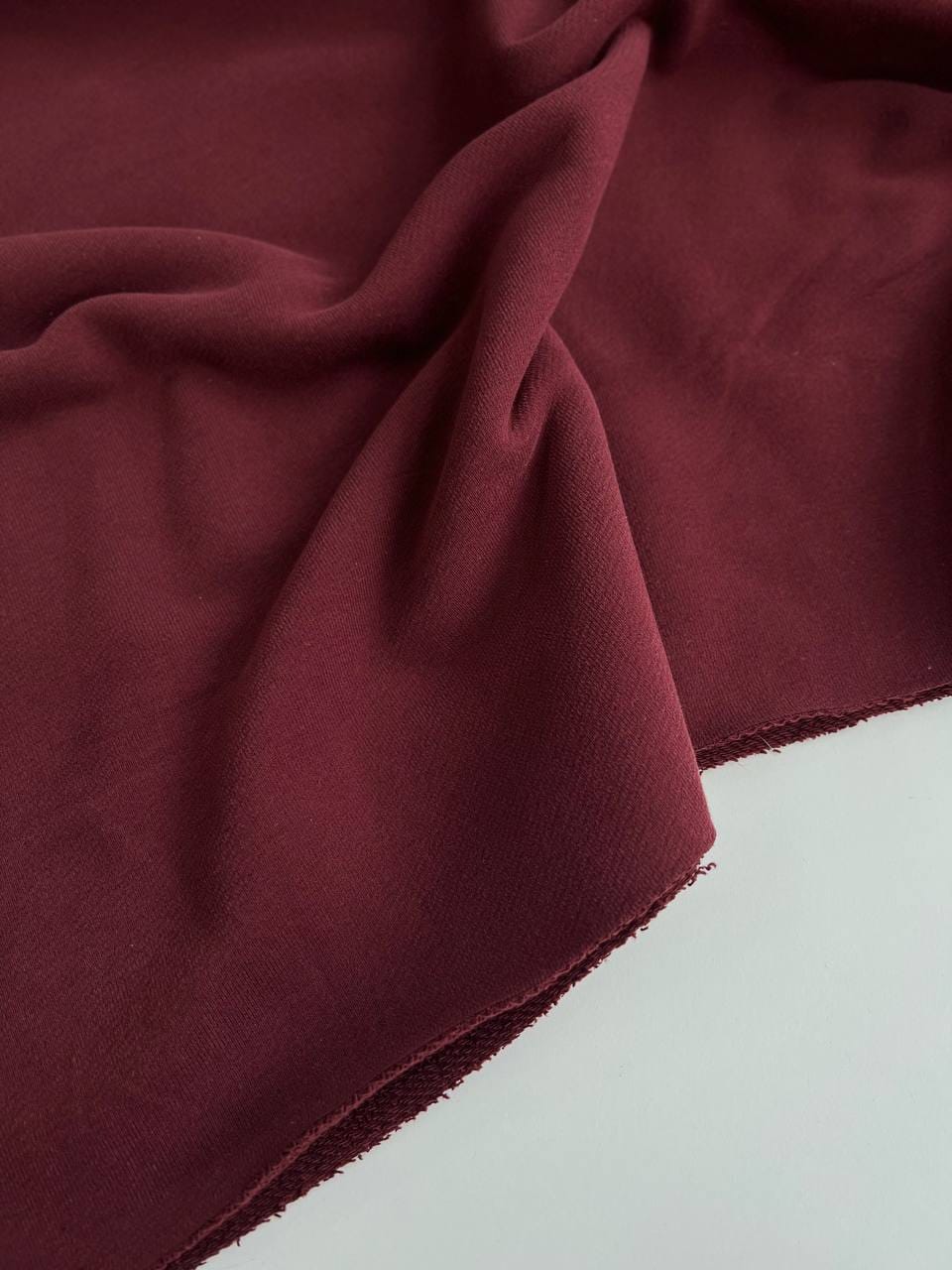 Футер 3-х нитка диагональ эф.велюра, Спелая Черешня