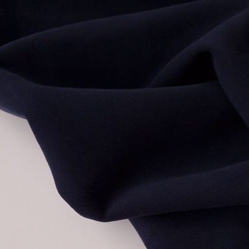 Футер 3-х нитка с начесом с эф велюра, Темно синий