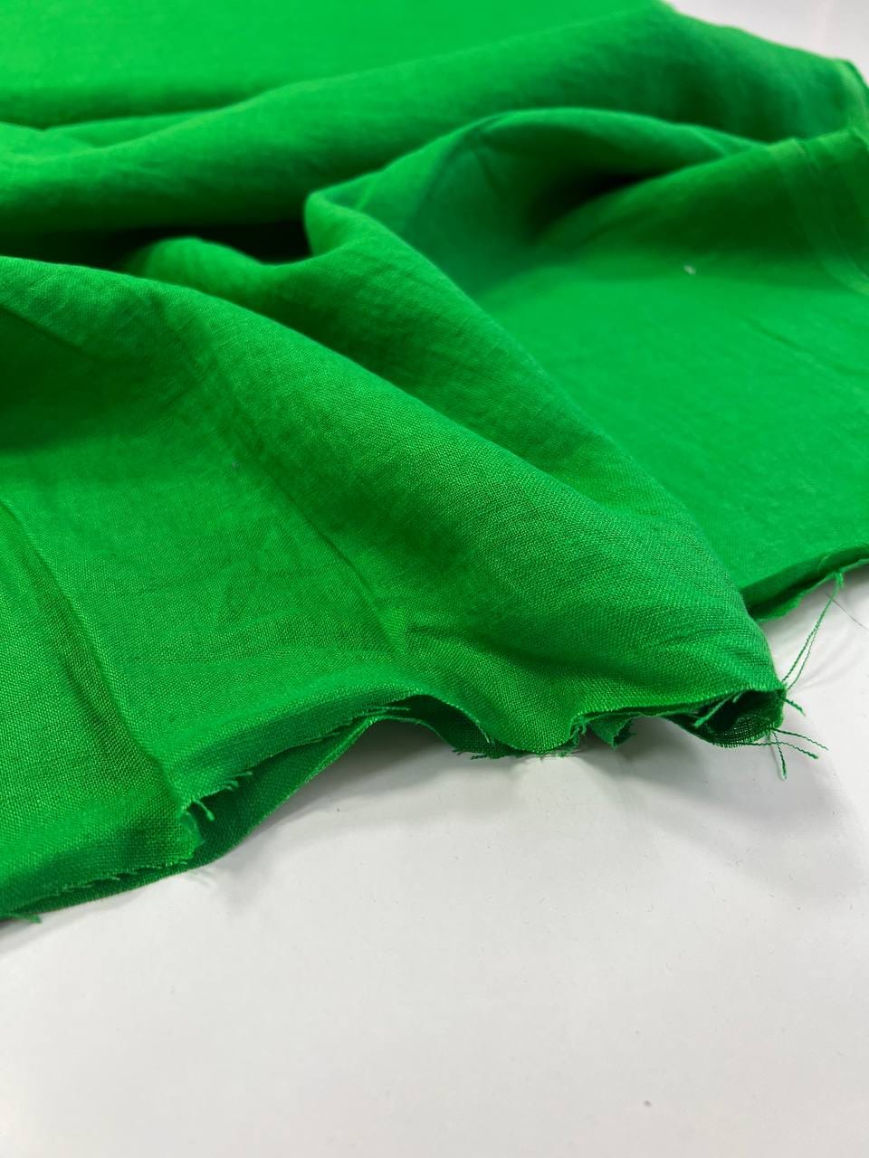 Лен 100% с эффектом мятости, Травяной