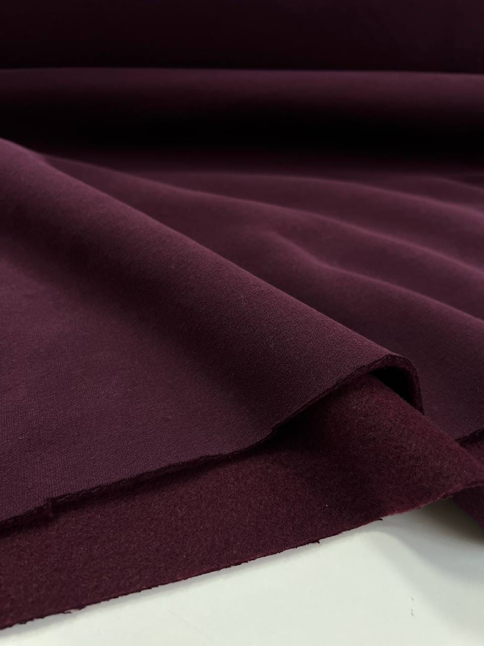 Футер 3-х нитка с начесом с эф велюра, Бургунди
