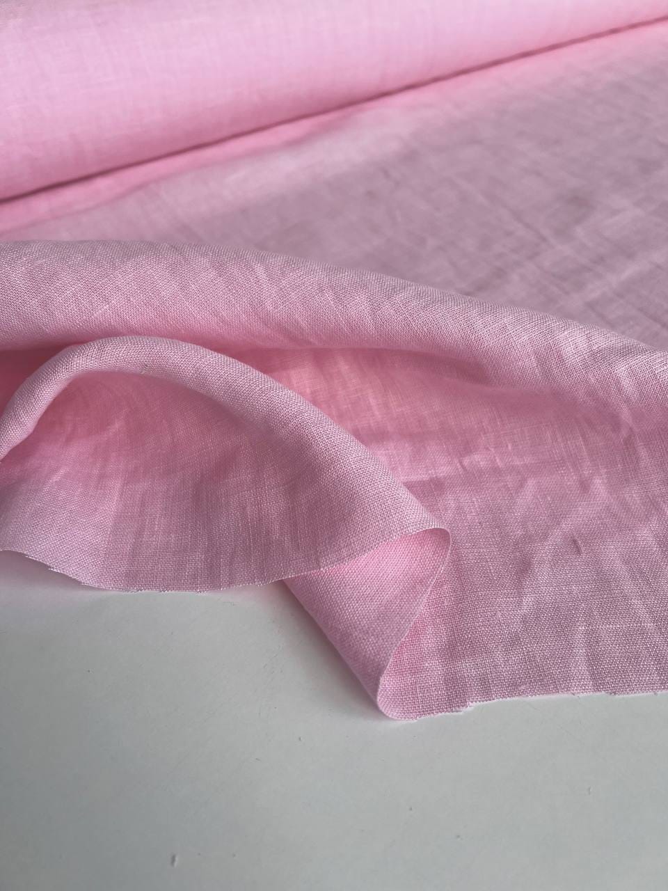 Лен 100% с эффектом мятости, Сакура