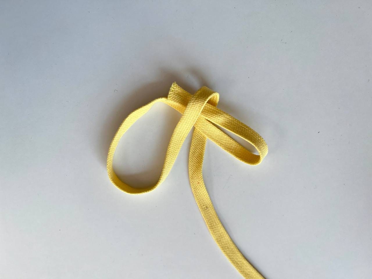 Шнур Плоский, Лимонный