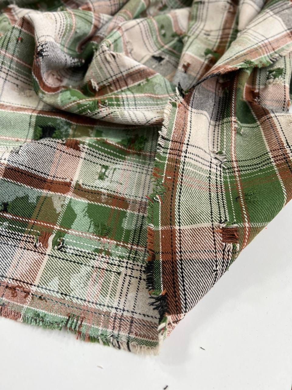 Клетка, Рваная-Вареная (Зеленая)