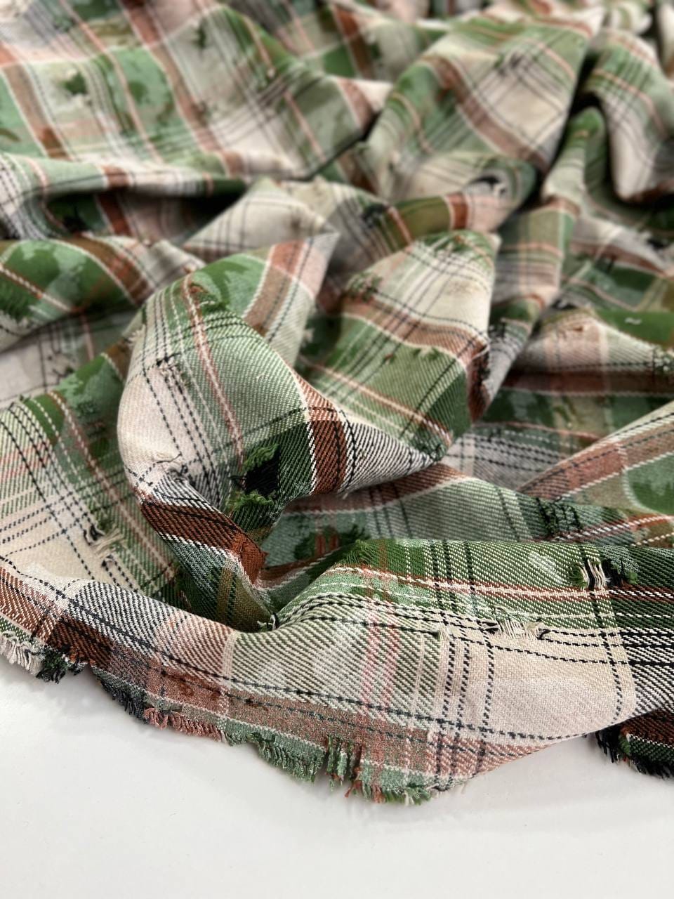 Клетка, Рваная-Вареная (Зеленая)