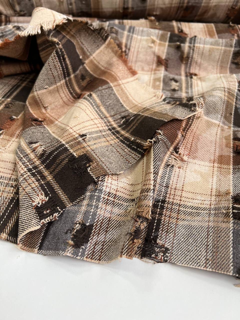 Клетка, Рваная-Вареная (Бежевая)