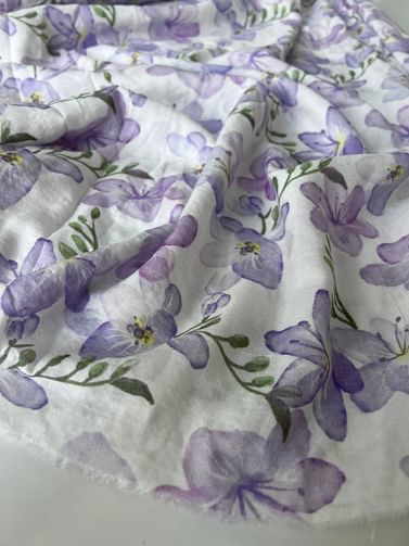 Хлопок Вареный, Сиреневые Цветы