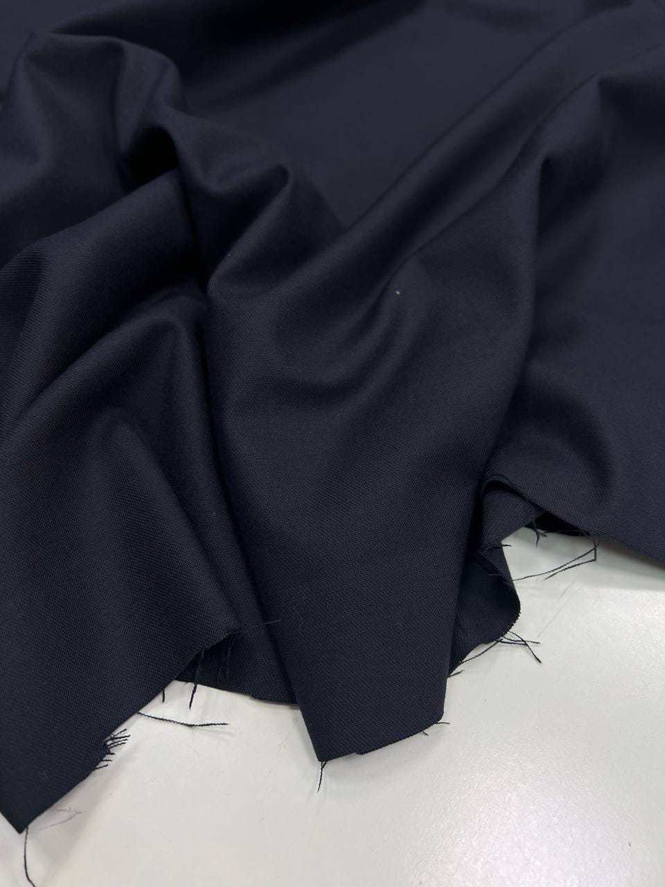 ПолиВискоза с эластаном, Темно-синяя