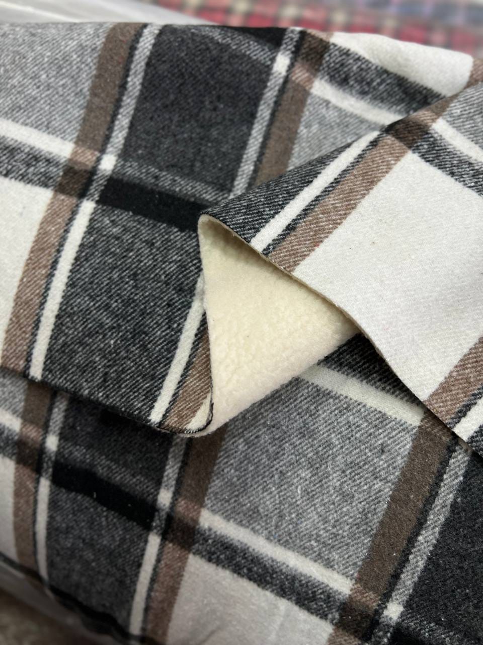 Клетка "хлопок на барашке", Серая