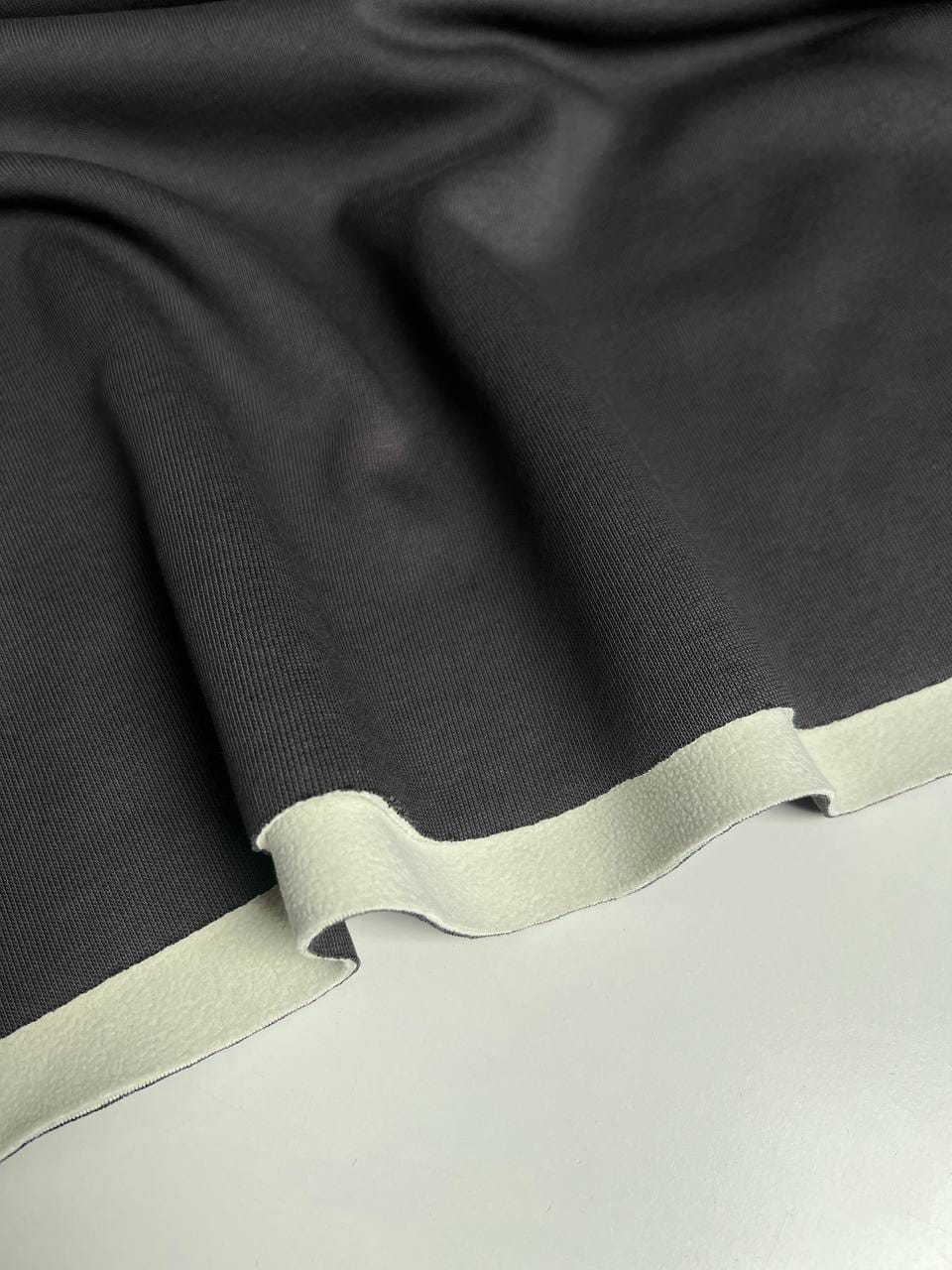 Футер 3-х нитка с на флисе, Графит