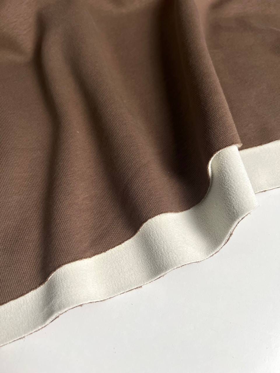 Футер 3-х нитка с на флисе, Капучино