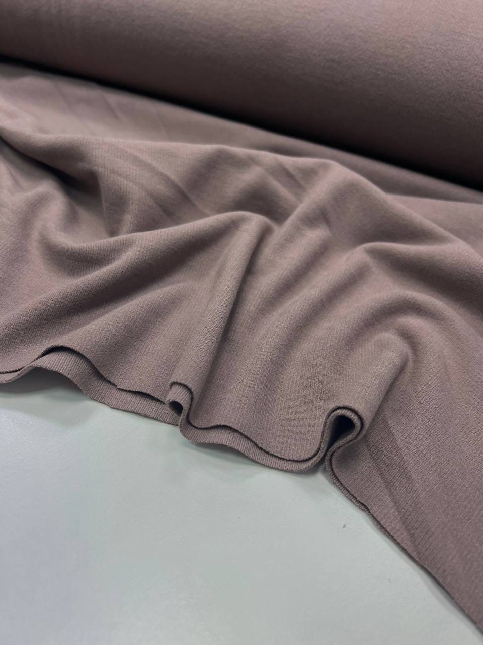 Вискозный Велюровый Трикотаж, Какао