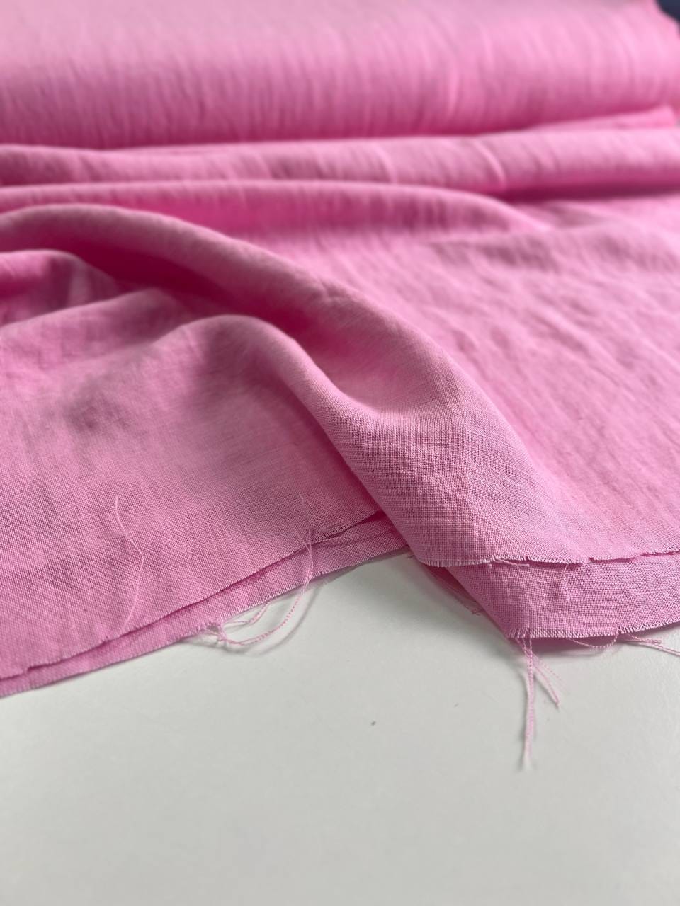 Лен с вискозой с эффектом мятости, Сакура