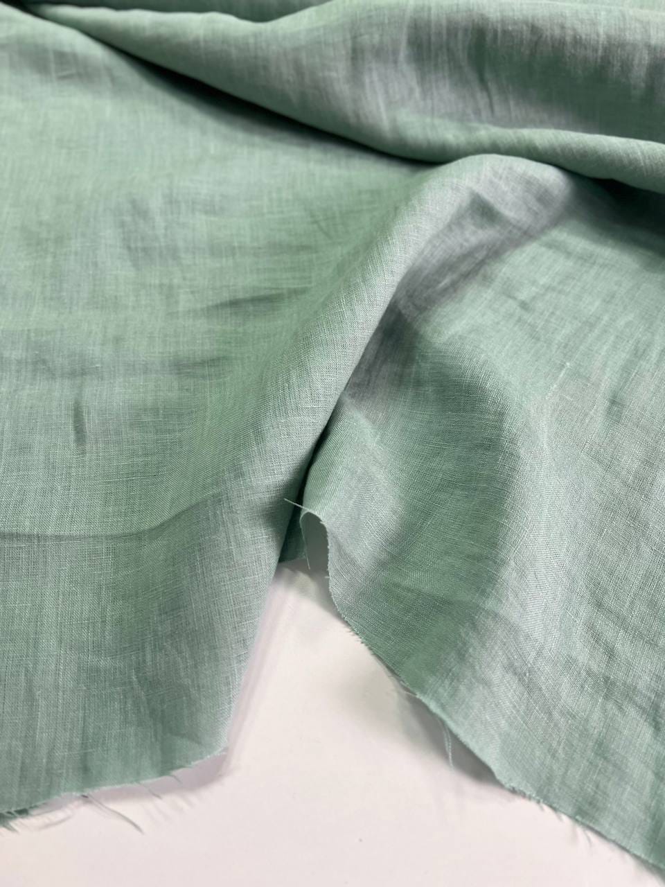 Лен 100% с эффектом мятости, Полынь