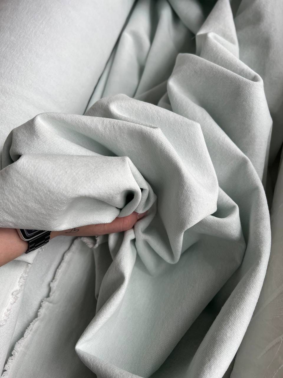 Джинс выбеленный, Светло-Голубой