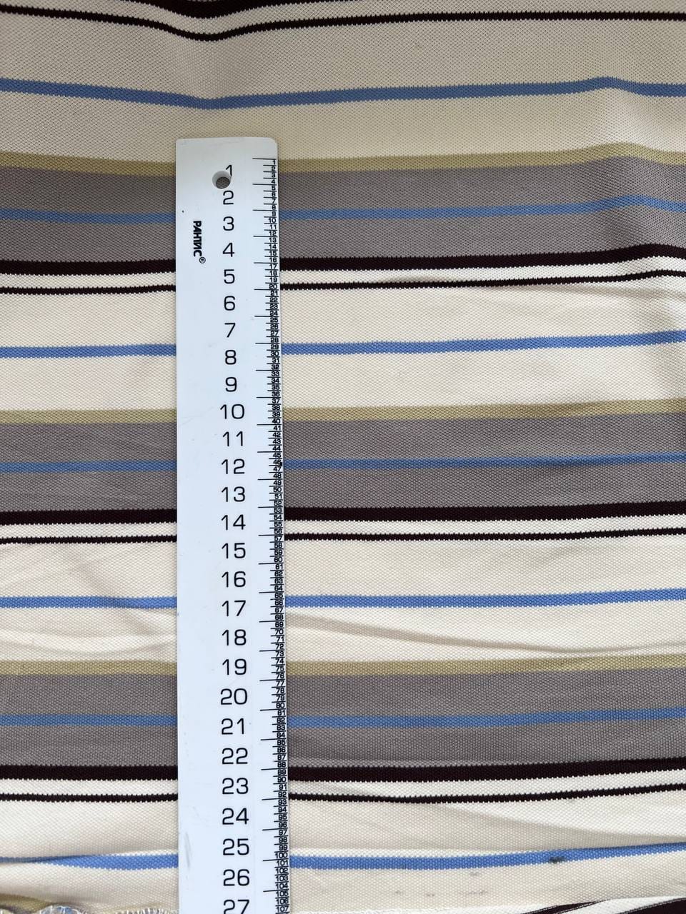 Кулирка Пике, в стиле miu miu, Сливочная с серым