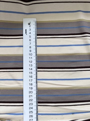 Кулирка Пике, в стиле miu miu, Сливочная с серым