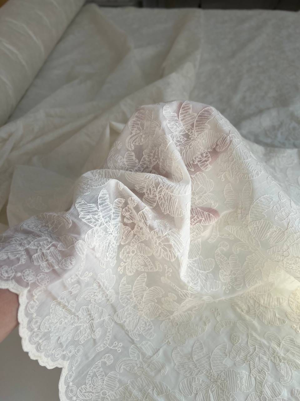 Вышивка на Тенселе (Сливочная)