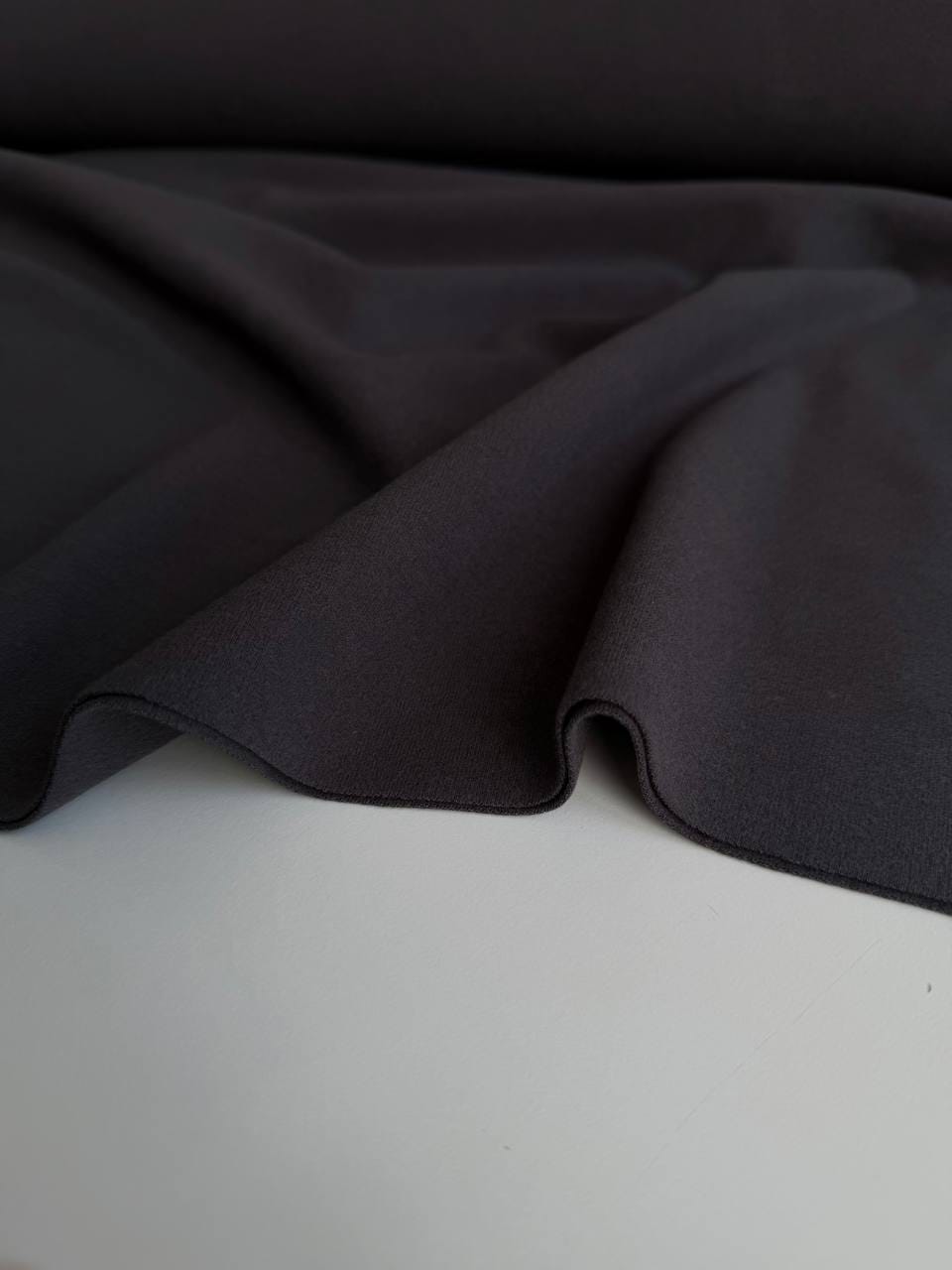 Вискозный Велюровый Трикотаж, Графит