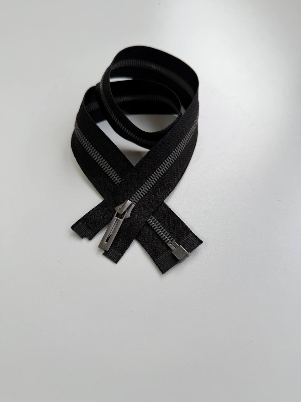 Молния Металлическая, Темная. Разъемная (75 см)