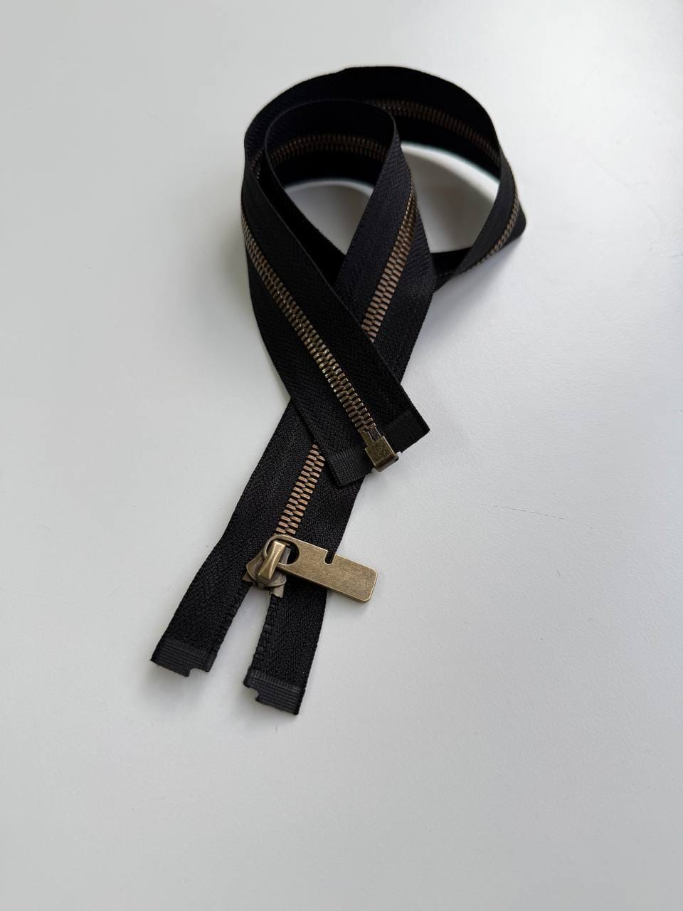 Молния Металлическая, Бронза. Разъемная (65 см)