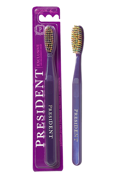 Зубная щетка PRESIDENT, РФ Цена с НДС