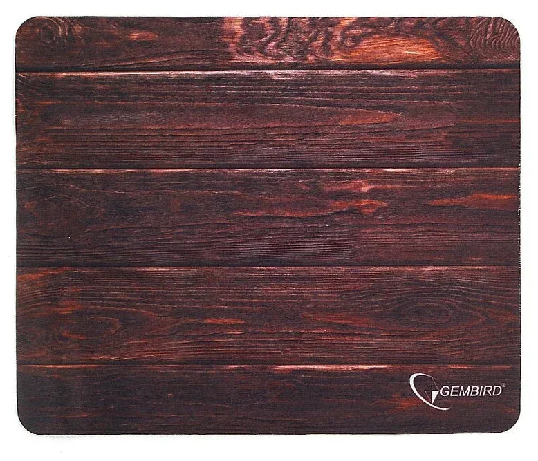 Коврик для мыши Gembird MP-WOOD,дерево, 220*180*1мм, полиэстер+резина, Китай Цена с НДС за 1 штуку
