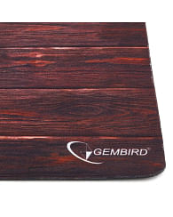 Коврик для мыши Gembird MP-WOOD,дерево, 220*180*1мм, полиэстер+резина, Китай Цена с НДС за 1 штуку