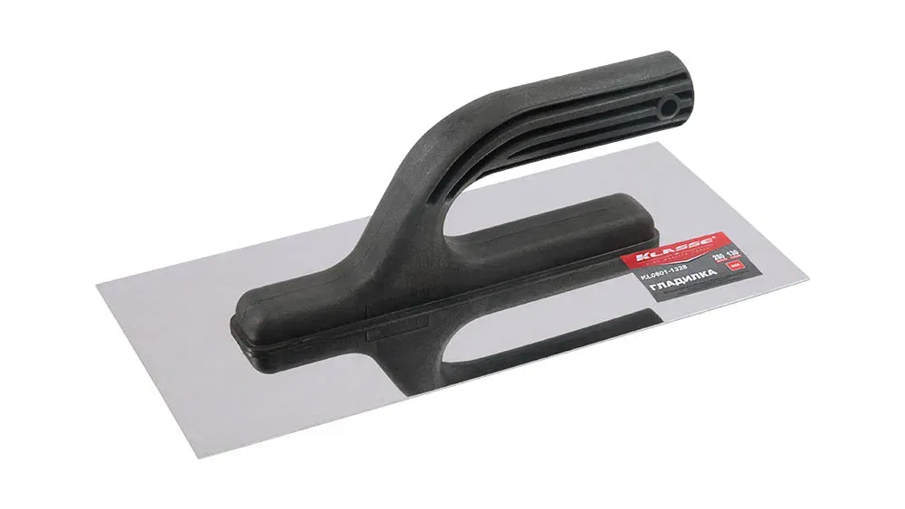 Гладилка нерж. 130х270мм, пласт. рук. (KL0801-1327) KLASSE Цена с НДС за 1 штуку