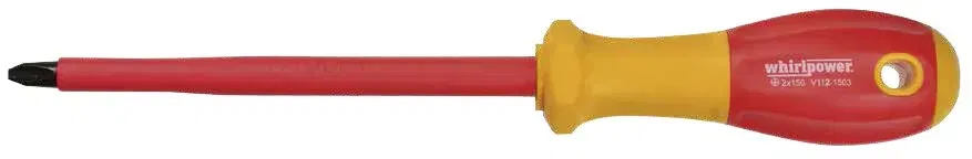 Отвертка " + ", диэлектр., PH2х100мм WIRLPOWER Цена с НДС за 1 штуку