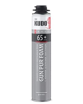 Пена полиуретановая монтажная KUDO PROFF 65+ 1000 мл KUDO Цена с НДС за 1 штуку