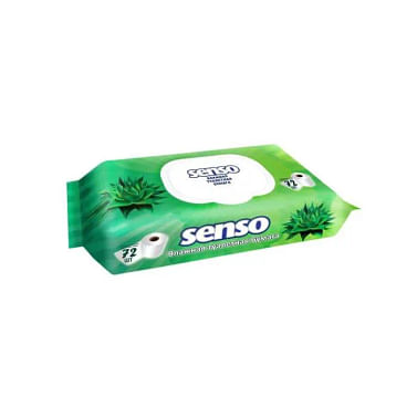 Влажная туалетная бумага SENSO с экстрактом алоэ и молочной кислотой 72 шт SENSO Цена с НДС за упаковку 72 штуки