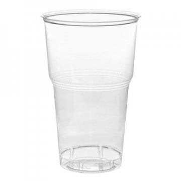 Стакан 500 мл прозрачный, эконом, (50 шт./уп.) Цена с НДС