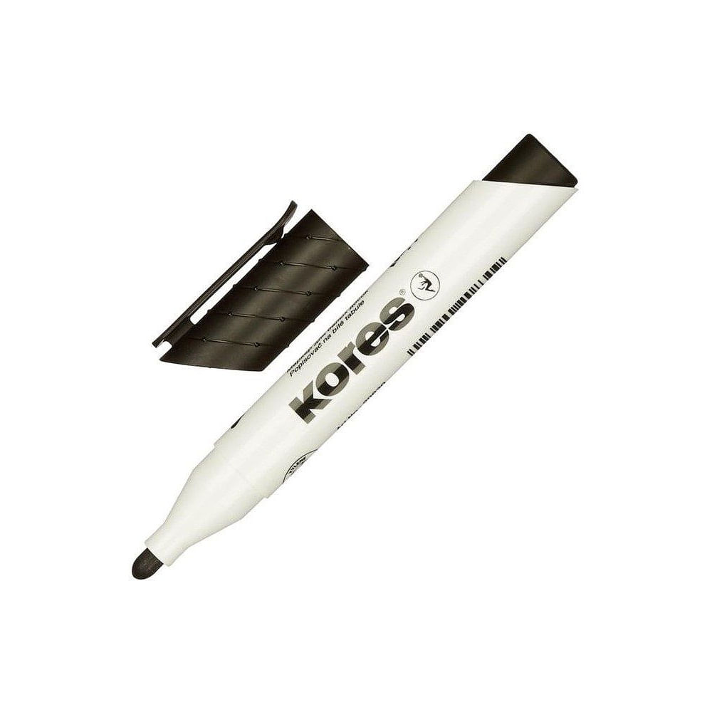 Маркер для белой доски "Kores" ЧЕРНЫЙ KORES Цена с НДС за 1 штуку