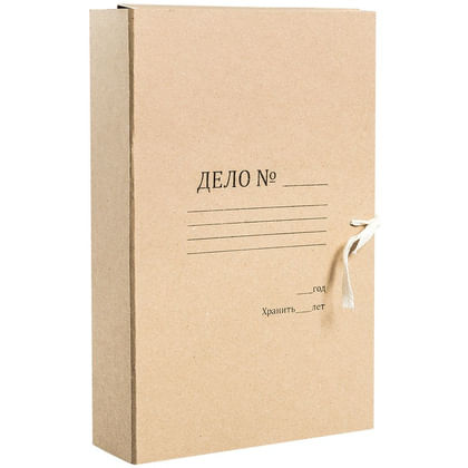 Папка ДЕЛО с 4-мя завязками архивная, корешок 7 см, плотность 0,7 Цена с НДС за 1 штуку
