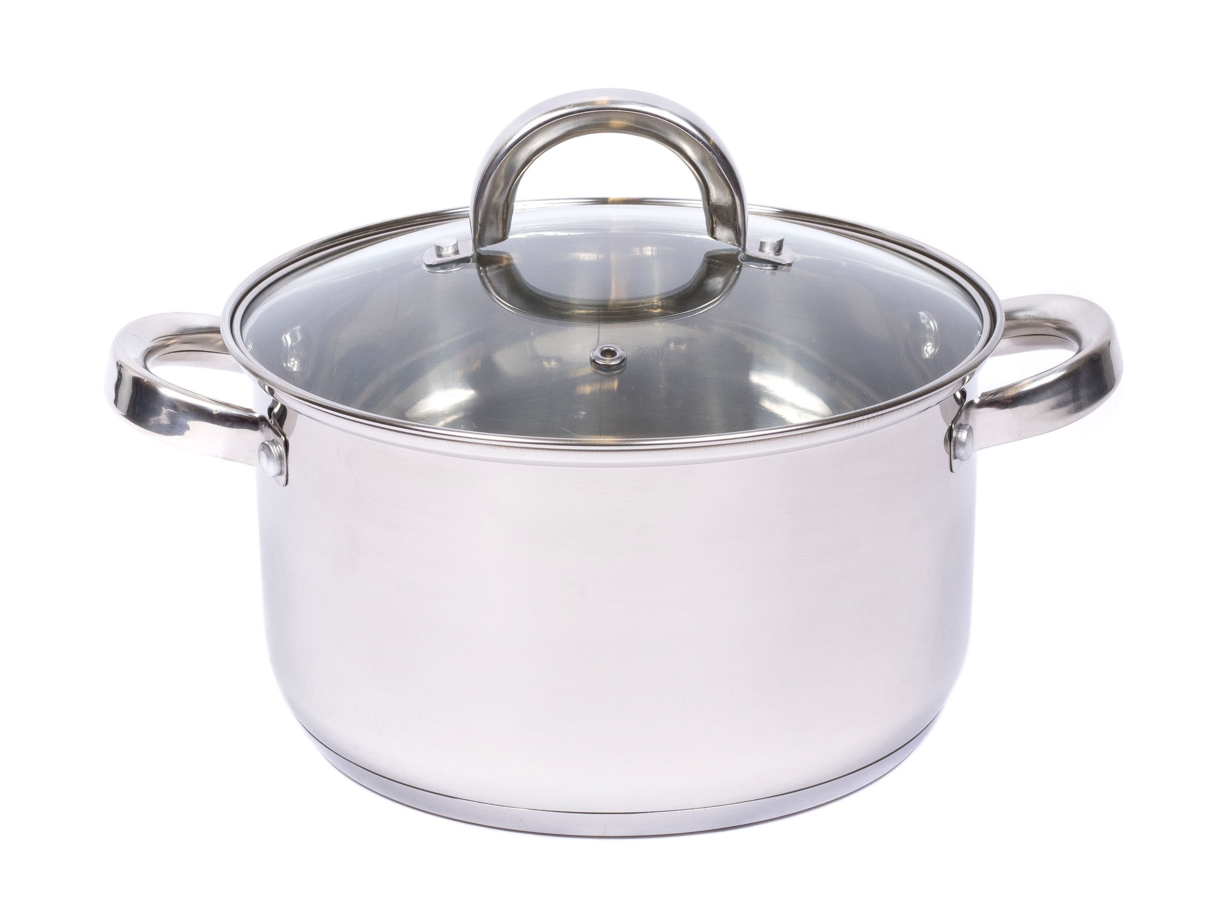 Кастрюля из кор.стойкой стали, 2,3л/18см.со стеклянной крышкой, арт, GS-01211-18CA-2 Цена с НДС