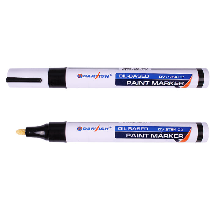 Маркер-краска черный "Darvish" на масляной основе Darvish Цена с НДС за 1 штуку
