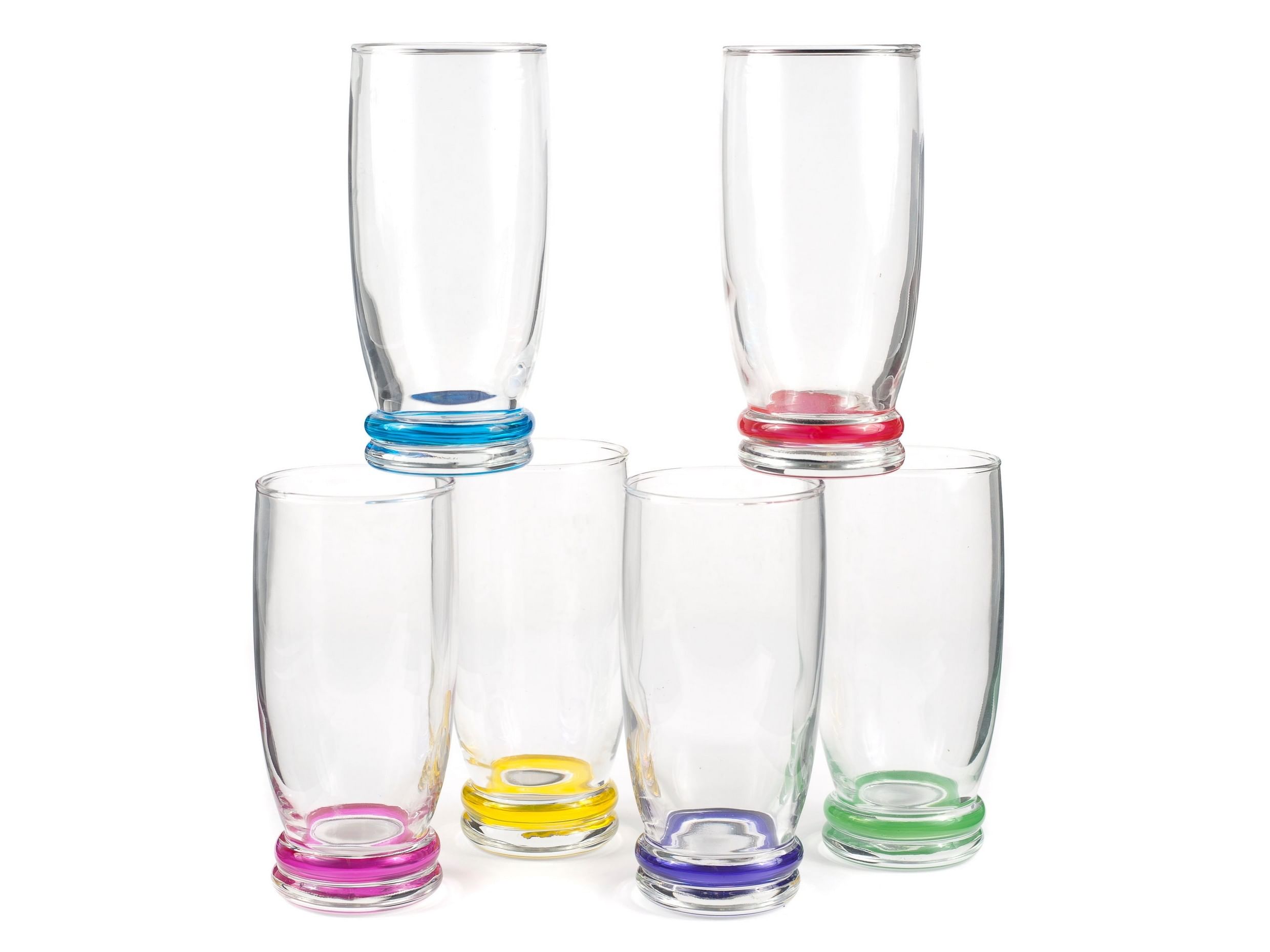 Набор СТАКАНОВ 6шт. 330 мл "Cortina rainbow", Франция Luminarc Цена с НДС за 1 набор