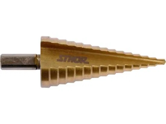 Сверло ступенчатое 4-39мм HSS, 13 ступеней (22613) SHTOR Цена с НДС за 1 штуку