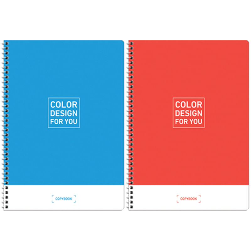 Тетрадь А4 80 л., клетка НА СПИРАЛИ, "МОНОКОЛОР. Color design" ARTSPACE Цена с НДС за 1 штуку