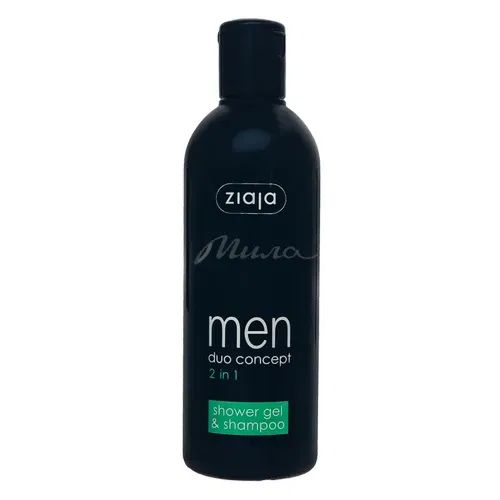 Гель для душа ZIAJA MEN SNOWER GEL and SHAMPOO FOR MEN 2 IN 1/мужской гель для душа шампунь, 500 мл Цена с НДС