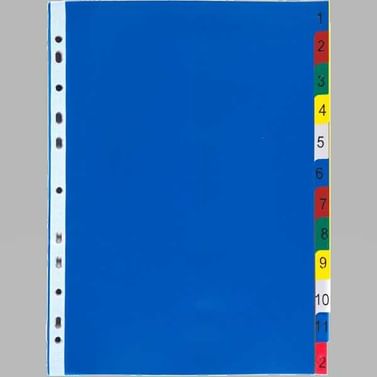 Разделитель 12 делений А4 ATTOMEX Цена с НДС