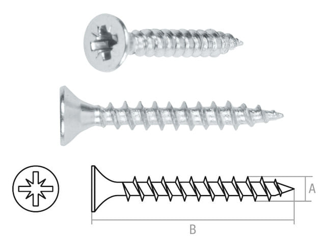 Саморез 6,0*60 универсальные (ТУ BY 400024166.007-2008), БЕЛЫЙ ЦИНК, (250/уп) РМЗ Цена с НДС за упаковку - 250 штук, код товара 00159