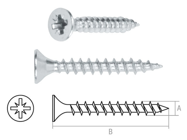 Саморез 6,0*70 универсальные, БЕЛЫЙ ЦИНК, (200/уп), арт. SMC3-77650-20 STARFIX Цена с НДС за упаковку 200 штук, код товара 00161