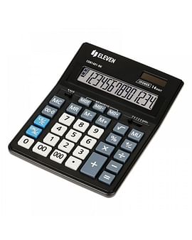 Калькулятор 14-разрядн. ELEVEN BusinessLine CDB1401-BK 155*205*35, Китай Цена с НДС
